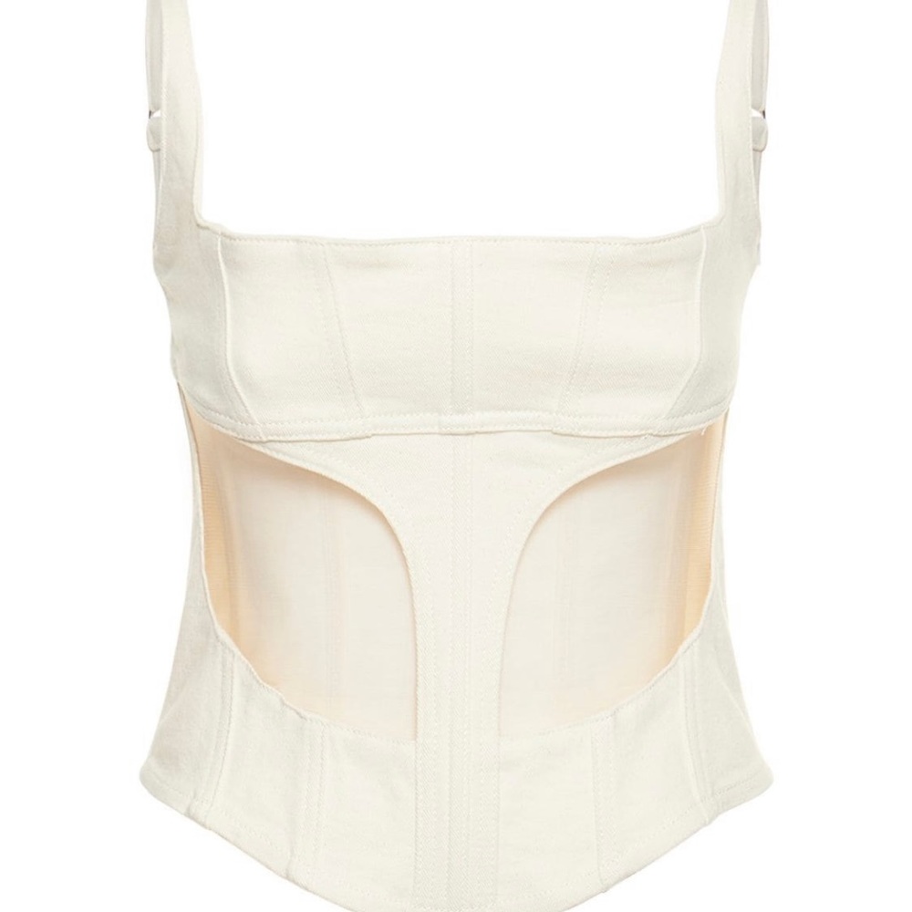 💯% Authentic Mugler Tulle and Cotton shirt